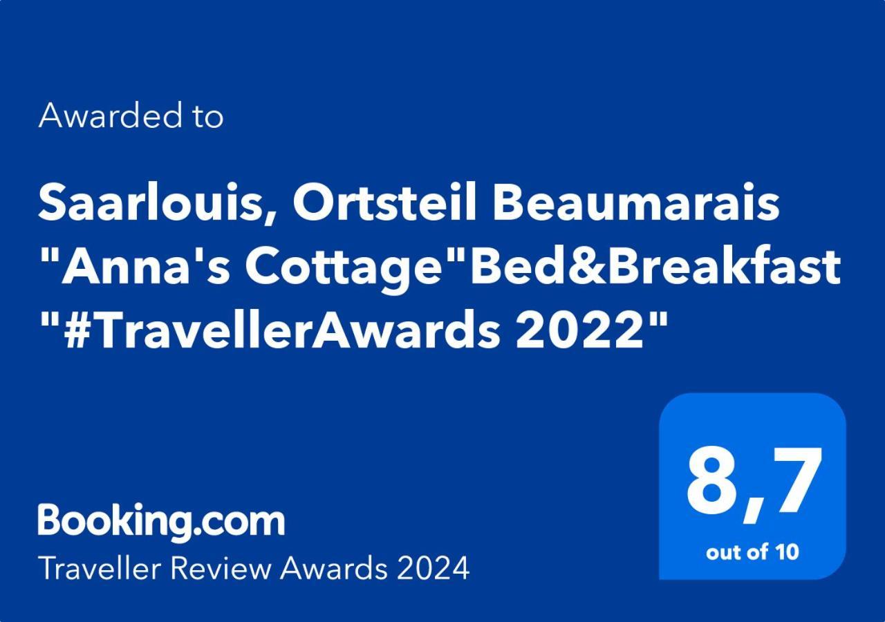 Saarlouis, Ortsteil Beaumarais "Anna'S Cottage"Bed&Breakfast "#Travellerawards 2022" Exteriér fotografie